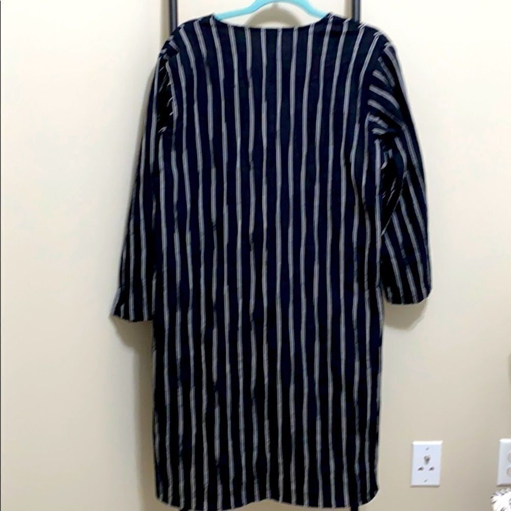 Spirit House‎ Striped Lagenlook Tunic Dress Black S - Picture 6 of 14
